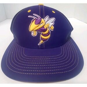 Zephyr Charlotte Hornets Cap Fitted S Baseball Hat Purple/Gold Embroid 3D Stitch